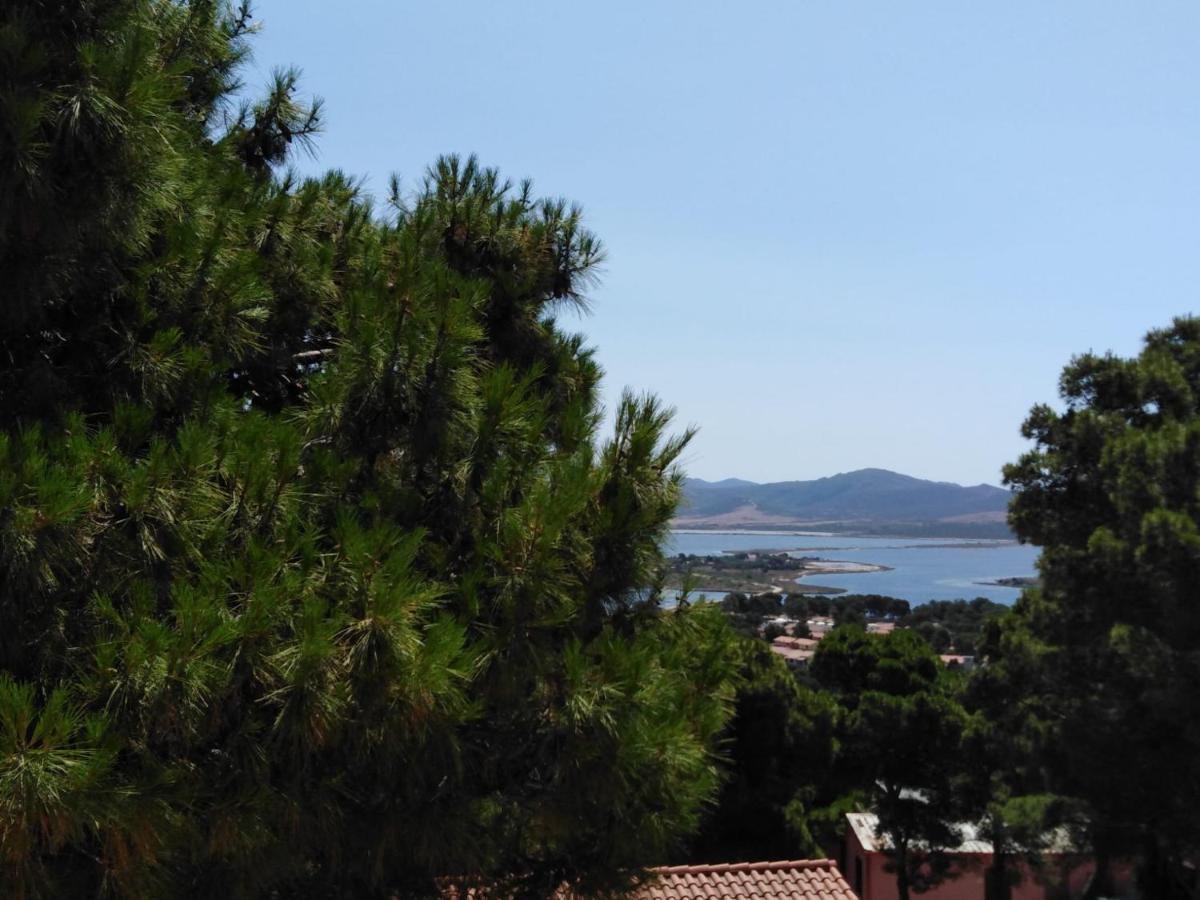 Villa Panoramica Immersa Nel Verde Porto Pino Kültér fotó